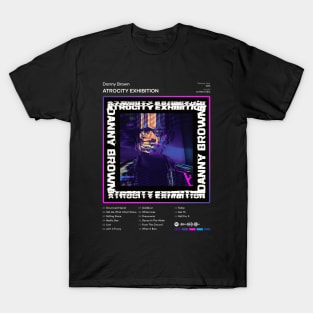 Danny Brown - Atrocity Exhibition Tracklist Album T-Shirt